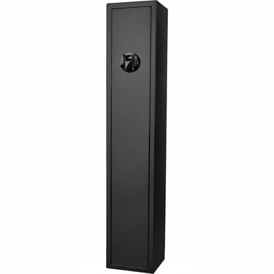 Biometric Rifle Safe Built for Secure Storage, 120-Fingerprint Module, Steel Construction, LED Interior Light