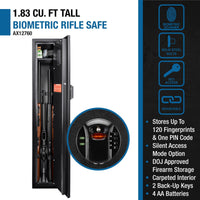1.83 Cu Ft Biometric Keypad Rifle Safe