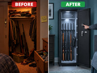 7.87 Cubic Ft Keypad Rifle Safe — Before & After