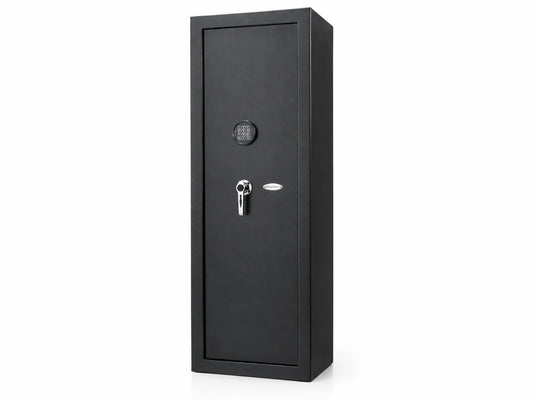 Biometric Rifle Safe Designed for Secure Firearm Storage, 120 Fingerprint Module, Steel Construction, 7.87 Cu Ft — Studio Shot